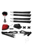 Lux Fetish Bedspreaders Night Of Romance Satin Cuffs With...